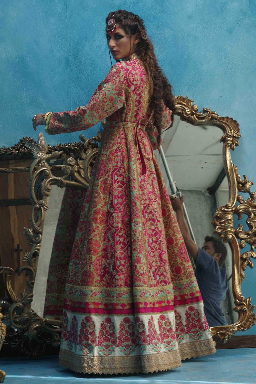 Kashmiri Green Coat